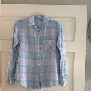 Rails Pastel Plaid Button-Up Shirt